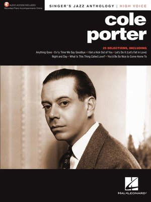 cover image of Cole Porter, Singer's Jazz Anthology High Voice